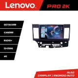 Navigatie Android Mitsubishi Lancer Lenovo QLED 2K 12+256GB cu 360