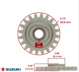 Cumpara ieftin Pinion pompa ulei original Suzuki DR-Z 400 (00-07) - LT-Z 400 Quadsport (03-17) 4T LC 400cc