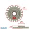 Pinion pompa ulei original Suzuki DR-Z 400 (00-07) - LT-Z 400 Quadsport (03-17) 4T LC 400cc