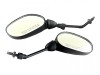 Oglinzi Moto Negre M10 Revo, Universale Scutere, ATV, Brat Otel, 320mm, 90x140mm