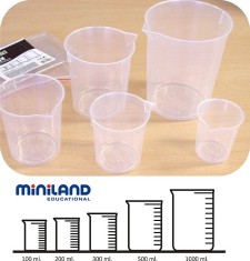 Set didactic pentru masurare lichide miniland foto