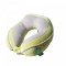 Pern&Auml; de c&Auml;l&Auml;torie ergonomic&Auml; pentru g&Atilde;&cent;t &Egrave;i cap, umplutur&Auml; din bumbac, confort maxim, model brodat crocodil, 28x28x10 cm, verde