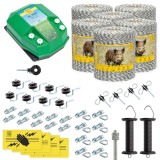 Pachet Gard Electric Complet AgroElectro 6000m, 7.2 Joule, Aparat DL 7200, Fir, Izolatori, Pentru Animale Salbatice