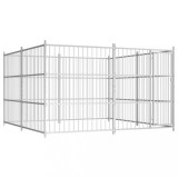 VidaXL Padoc pentru c&acirc;ini de exterior, 300 x 300 x 185 cm