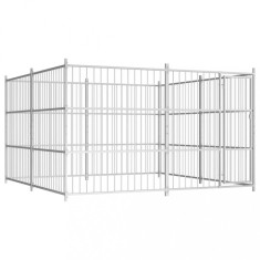 vidaXL Padoc pentru caini de exterior, 300 x 300 x 185 cm foto