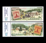 2007 - Centenarul mărcilor locale Bistra - Ziua Mărcilor Poștale rom&acirc;nești, serie cu vinietă st&acirc;nga, neuzata