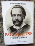 KAREL HYNEK M&Aacute;CHA - PAGINI ALESE: VERSURI SI PROZA