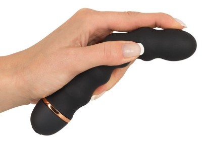 Vibrator flexibil cu textura moale Bendy Wavy Vibrator (17 cm) foto