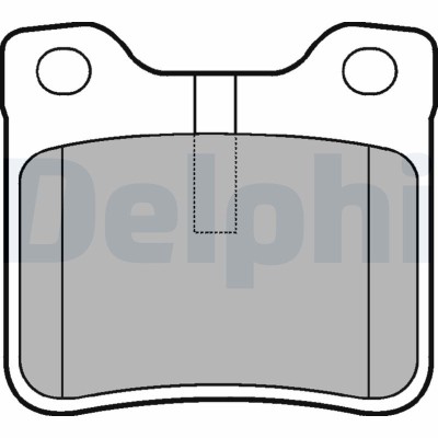 DELPHI LP991 set placute frana,frana disc foto