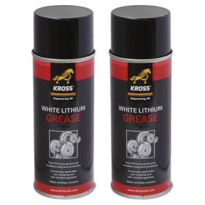 Pachet 2 x Spray Kross vaselina alba 400 ml foto