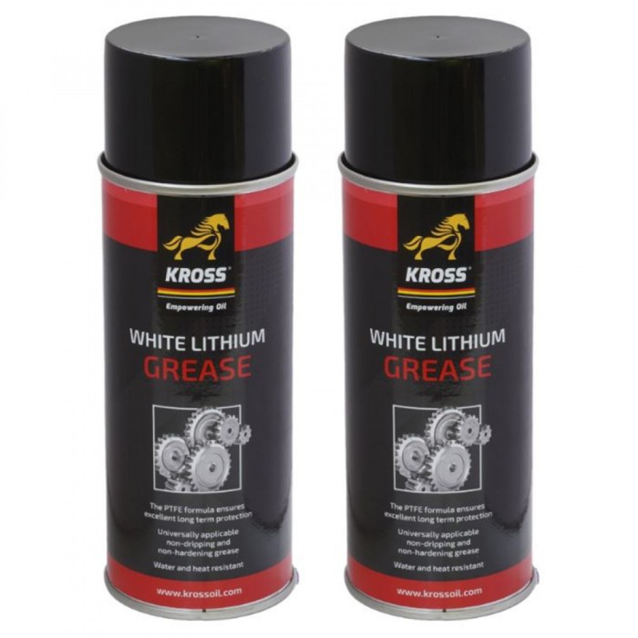 Pachet 2 x Spray Kross vaselina alba 400 ml