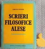 Scrieri filosofice alese, Edmund Husserl