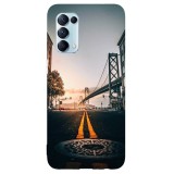 Husa compatibila cu Oppo A52 model City Streets, Silicon, TPU, Viceversa, Transparent, Carcasa