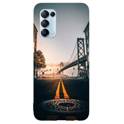 Husa compatibila cu Oppo A15 model City Streets, Silicon, TPU, Viceversa foto