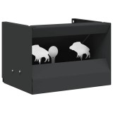 Cutie pentru capcane de bile Negru 29 x 22 x 20 cm Oțel