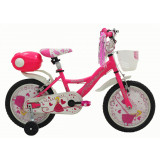 Bicicleta Copii Vision Princesse Culoare Roz Roata 16&quot; otel PB Cod:221616000008