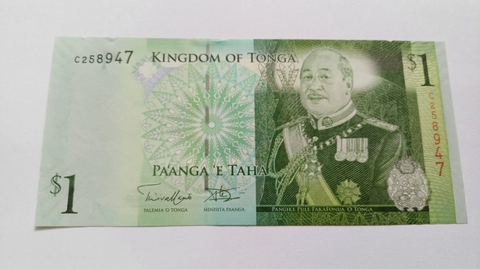 Tonga 1- Pa&#039;anga 2014 UNC