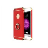 Cumpara ieftin Husa telefon Apple iPhone 6 Plus/6S Plus offera protectie 3in1 Ring Red + Folie de sticla gratis, MyStyle