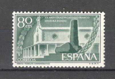 Spania.1956 20 ani seful statului General Franco SS.140