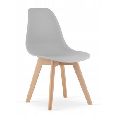 Scaun bucatarie/living, Artool, Kito, PP, lemn, gri, 46x54.5x80 cm GartenVIP DiyLine foto