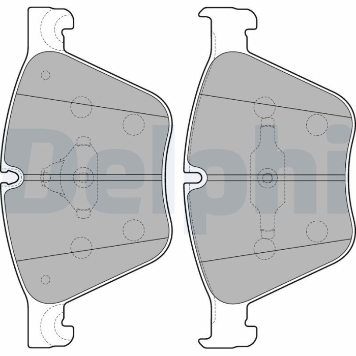 DELPHI LP2210 set placute frana,frana disc