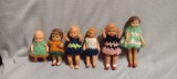 Lot/7Papusi vechi /colectie .