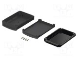 Carcasă desktop BOPLA BoVersa policarbonat 88x125x42mm IP66/IP68 neagră