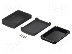 Carcasă desktop BOPLA BoVersa policarbonat 88x125x42mm IP66/IP68 neagră