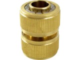 Conector cu stop mufa rapida din alama 1/2