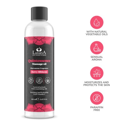 Ulei masaj Luxuria Berry Hibiscus 150ml foto