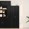 Bufet Stejar negru 70 x 42.5 x 185 cm Lemn compozit
