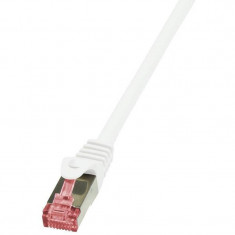 Cablu retea Logilink Patchcord Cat 6A 10G S/FTP PIMF PrimeLine 30m alb foto