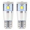 Set 2 Becuri LED T10 3 SMD 2835, 12-24V, 5600K, 2.4W, Auto, Pozitie, Interior