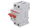 Separator-&icirc;ntrerupător ABB Poli 2 pentru șină DIN 32A 400VAC cod 2CDD282101R0032