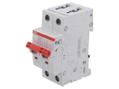 Separator-&amp;icirc;ntrerupător ABB Poli 2 pentru șină DIN 32A 400VAC cod 2CDD282101R0032 foto