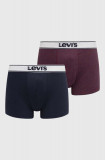 Levi&#039;s boxeri 2-pack barbati, culoarea violet