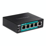 Switch 4 porturi Fast Ethernet Long Range 250m PoE+ 60W&#039;1 port Fast Ethernet - TRENDnet TE-FP051 SafetyGuard Surveillance