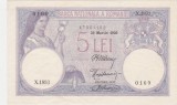Bancnota Romania 5 Lei 1920, XF+, Numismatica, Colectie