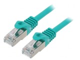 Patch cord F/UTP Cat6 CCA PVC verde 3m RJ45, Gembird