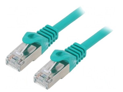 Patch Cord F/UTP Cat6 2m Verde RJ45 foto