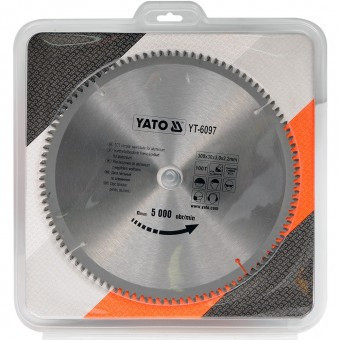 Disc fierastrau circular pentru aluminiu, Yato YT-6097, 300x30x3 mm, 100 dinti foto