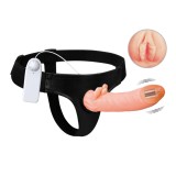 Strap on unisex cu vibratii