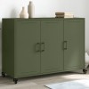 Gossi dulap, verde masliniu, 100,5x39x72 cm, otel