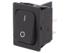 Rocker Switch 20A 250V Black IP40