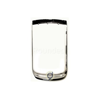 Capac pentru lanternă BlackBerry 9800, față, alb, cromat foto