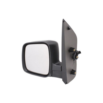Oglinda exterioara Citroen Nemo (Aa), 10.2007-, Fiat Fiorino, 10.2007-, Peugeot Bipper, 10.2007-, Stanga, electrica, Cu incalzire, carcasa neagra, Co foto