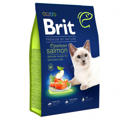 Brit Premium by Nature Cat Sterilized Salmon 300 g foto