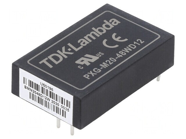 Convertor DC/DC 20W 9-36V la 12V/-12V THT