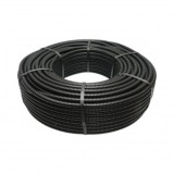 Tub flexibil copex 16mm Gewiss DX15116R fara fir, ignifug din PVC, 750N negru 100m/rola