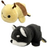 JUCĂRIE DE PLUȘ CU DOUĂ FEȚE, MASCOTĂ URS, JUCĂRIE DE PLUȘ URS